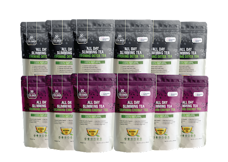 All Day Slimming Tea -6 Month Supply - 50% OFF